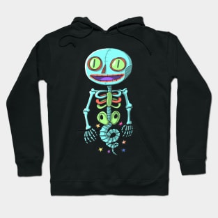 Mexican skeleton with tail Hoodie